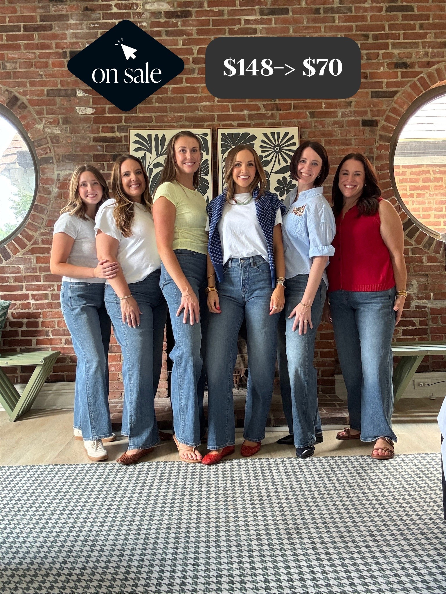 @Madewell jeans the WHOLE team loved are in sale! Run TTS, I am in a 26!