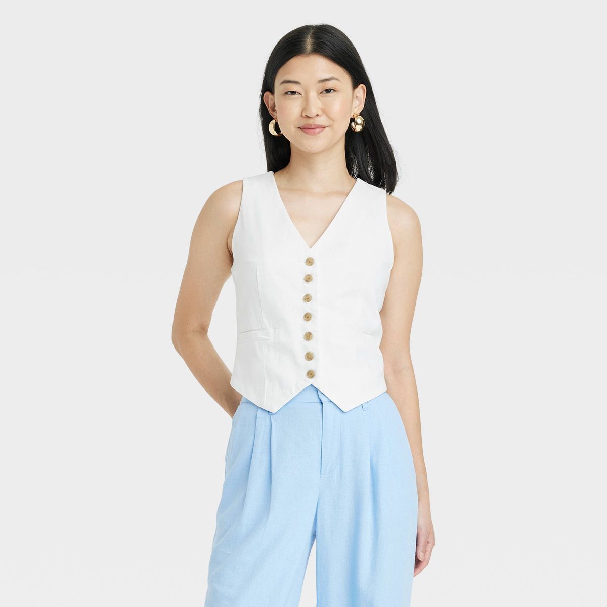 Women's Tailored Suit Vest - A New Day™ | Target