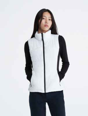 Lightweight Mixed Media Vest | Calvin Klein | Calvin Klein (US)