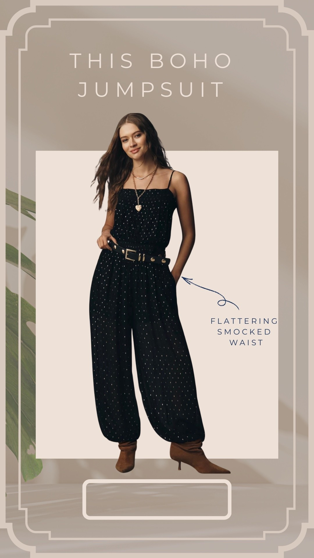 Boho jumpsuit under $50!

#LTKSeasonal #LTKSaleAlert