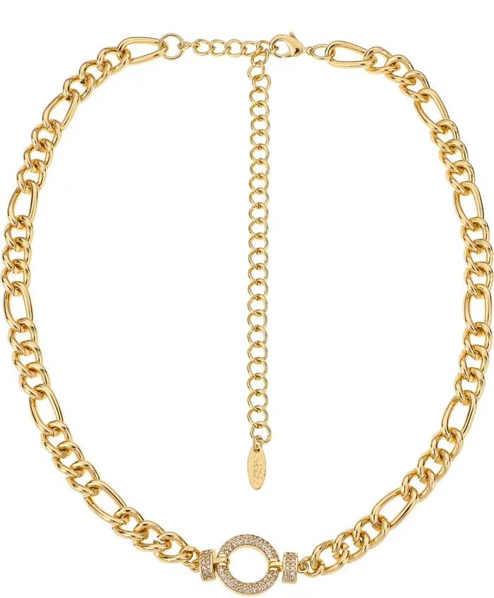 Eternity Crystal Circle Chain Link Necklace | Nordstrom