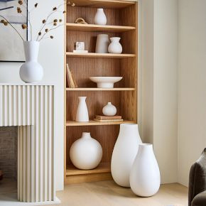 Pure White Matte Ceramic Vases | West Elm (US)