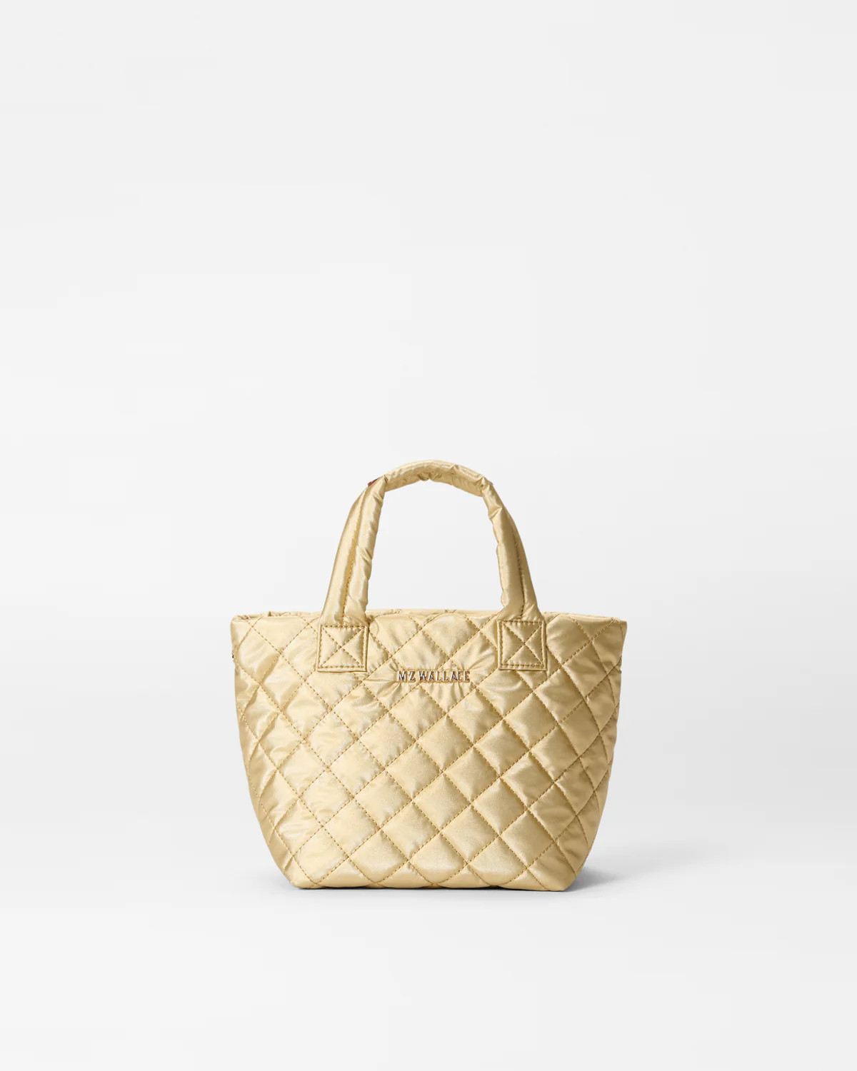 Light Gold Pearl Metallic Micro Metro Tote Deluxe | MZ Wallace