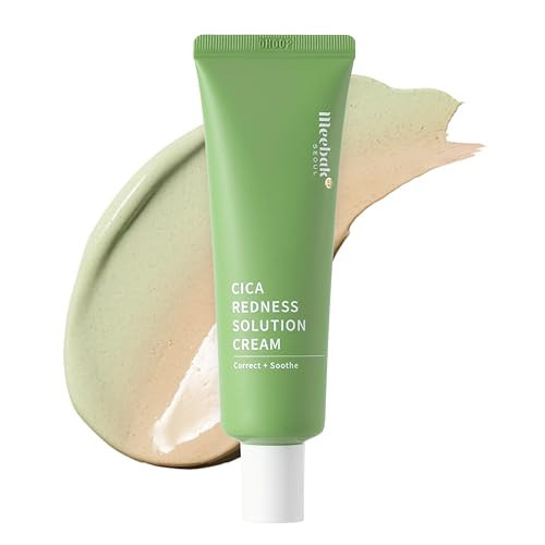 Meebak Cica Redness Solution Cream | Redness Relief for Face | Green Color-Corrector | BB Cream for Sensitive Skin | Green Color Corrector - Fair to Medium Skin | Amazon (US)