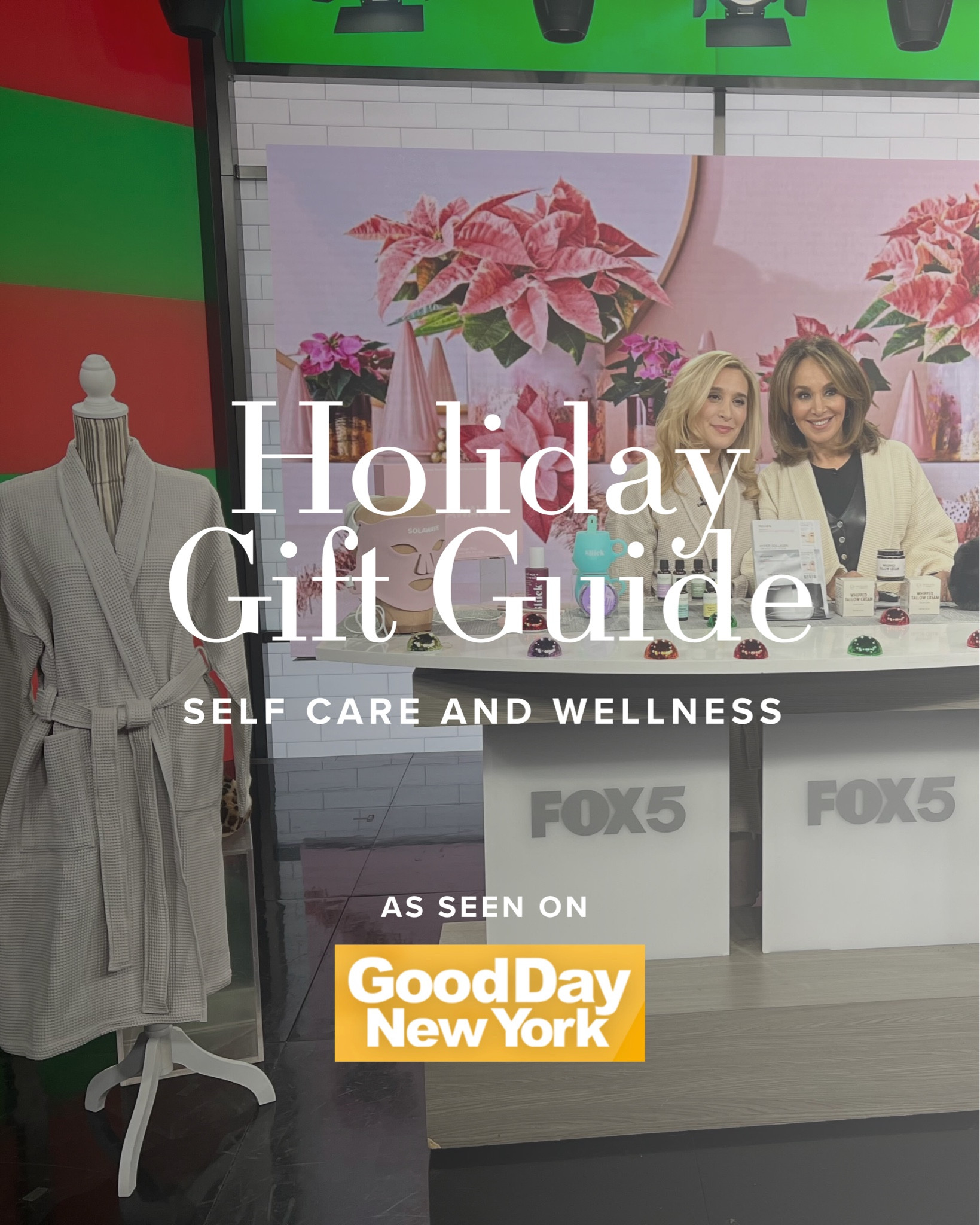 For all my spa girlies, check out my recent gift guide as seen on Good Day New York 🤍🎄🤶