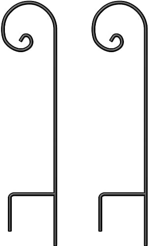 BEAU JARDIN 2 Pack Shepherd Hooks 35 inch Solid Metal Poles Shepards Garden Hooks Hangers for Out... | Amazon (US)