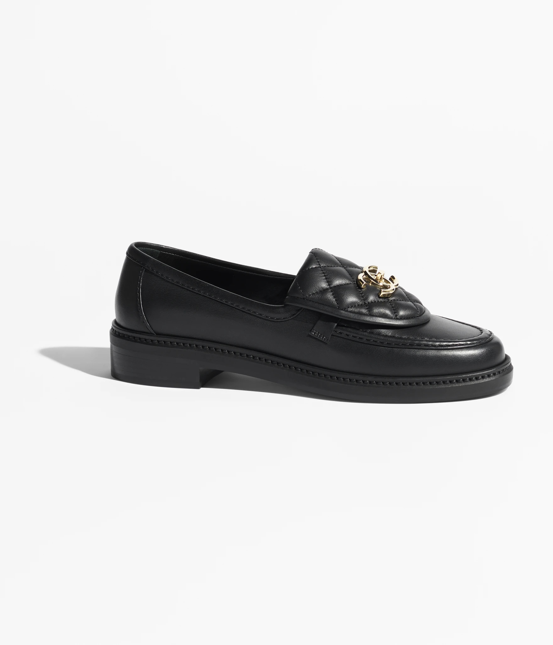Moccasins - Lambskin, black — Fashion | CHANEL | Chanel, Inc. (US)