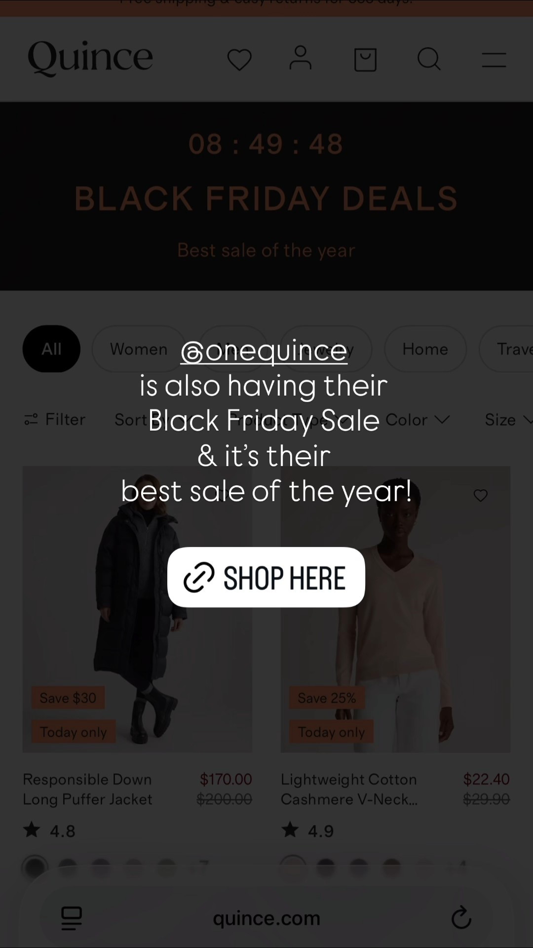 Quince Black Friday Sale. Their best sale of the year!!

#LTKSaleAlert #LTKGiftGuide #LTKCyberWeek