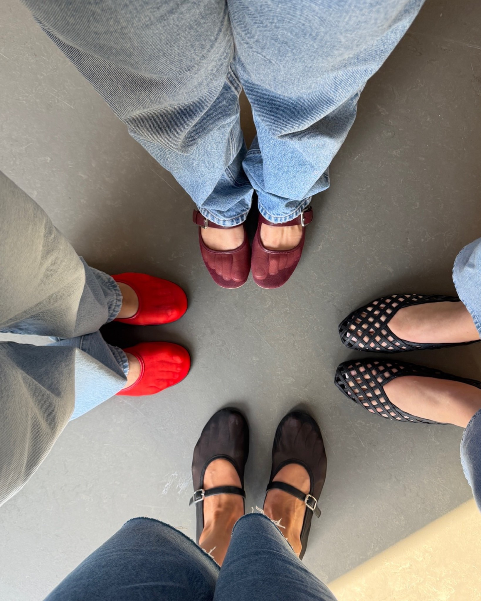 The Man Repellent 📁 Shop our Fave Mesh Ballet Flats  