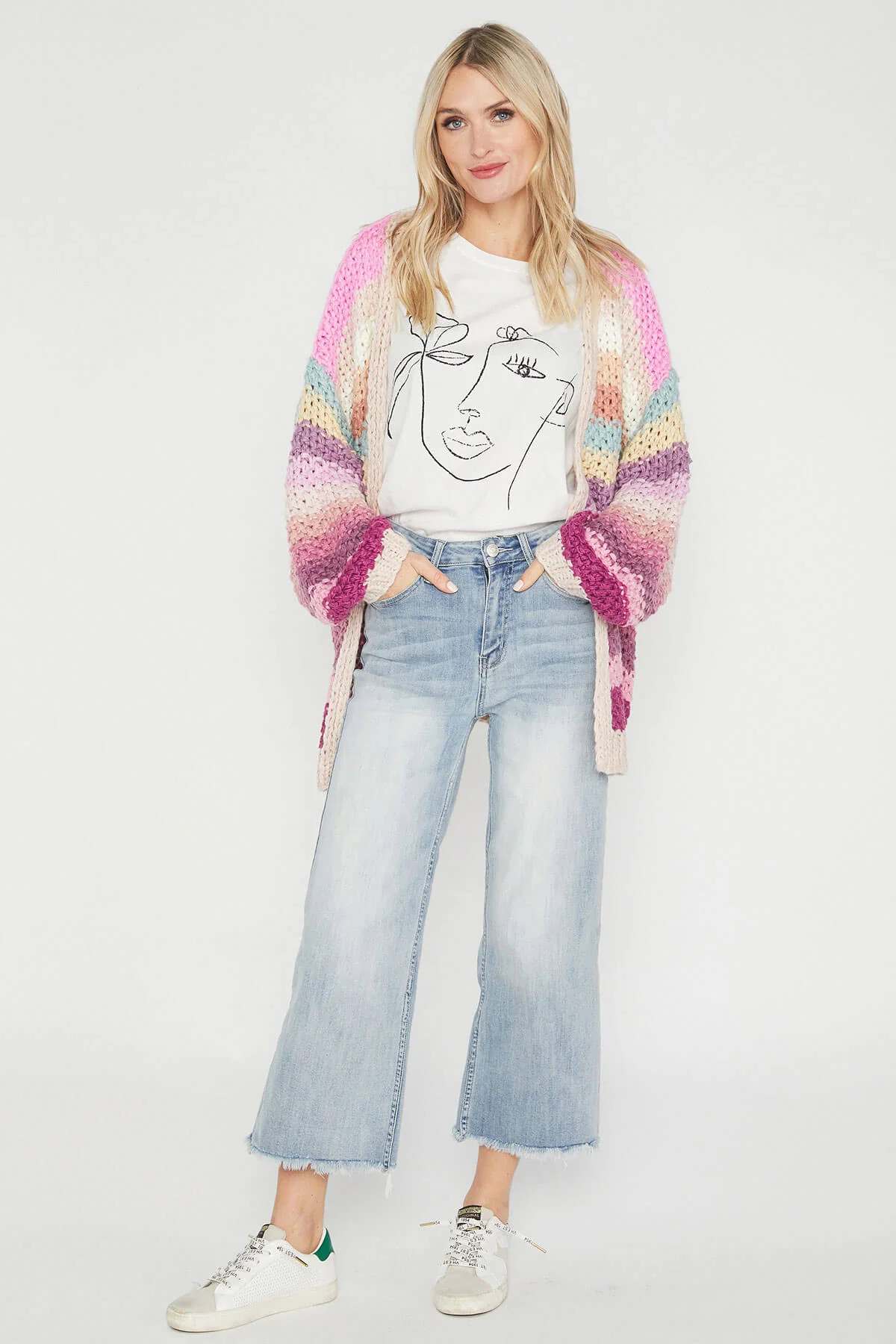 Risen Lighter Days Cropped Jeans | Social Threads