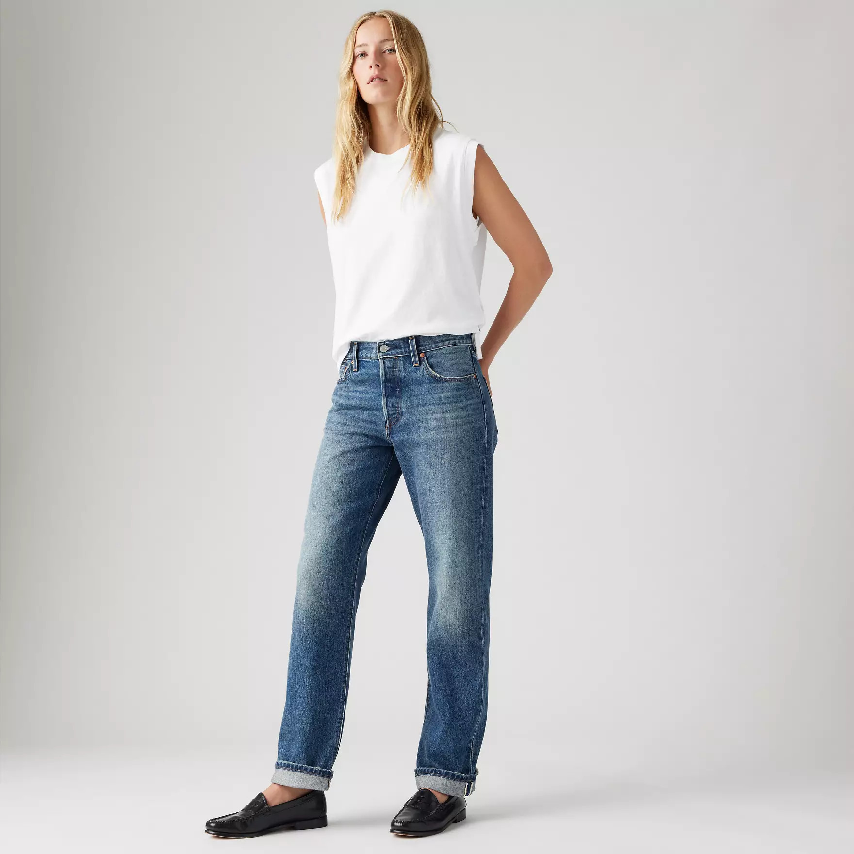 501® '90s Selvedge Women's Jeans - Medium Wash | Levi's® US | Levi's US