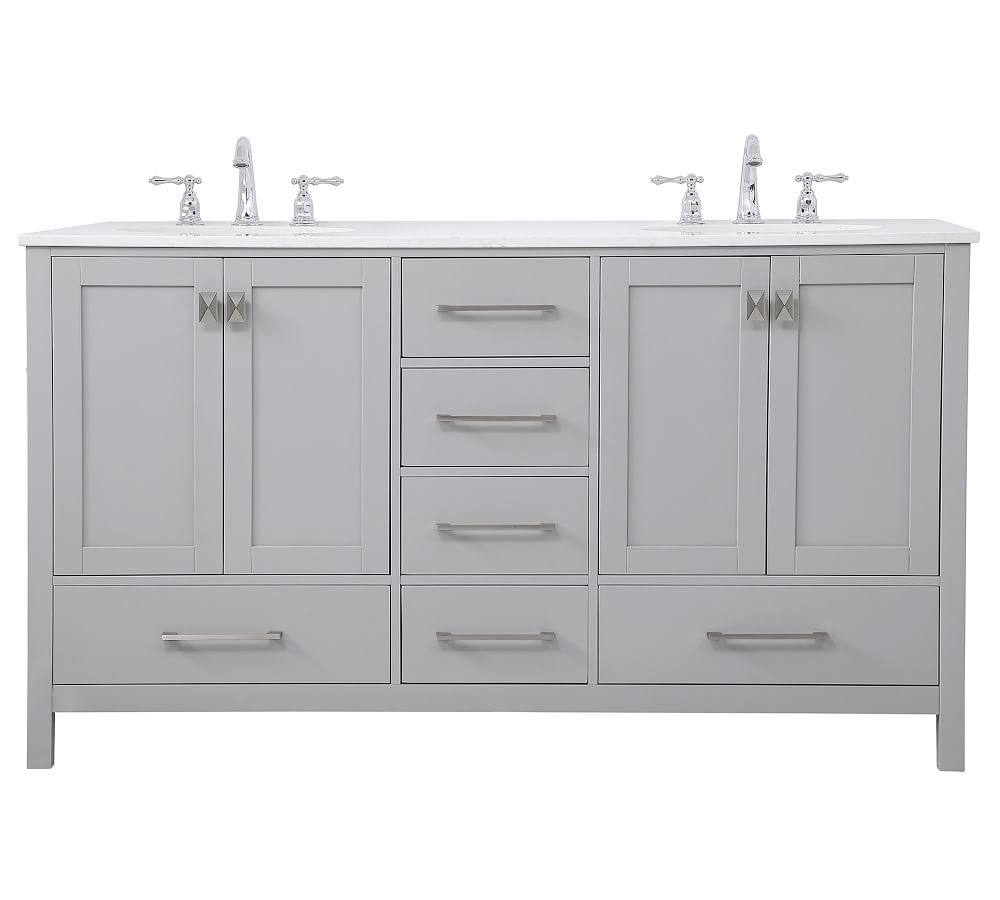 Riola 60" Double Sink Vanity | Pottery Barn (US)