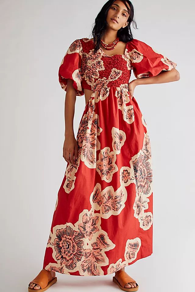 Kalina Printed Midi Dress | Free People (Global - UK&FR Excluded)