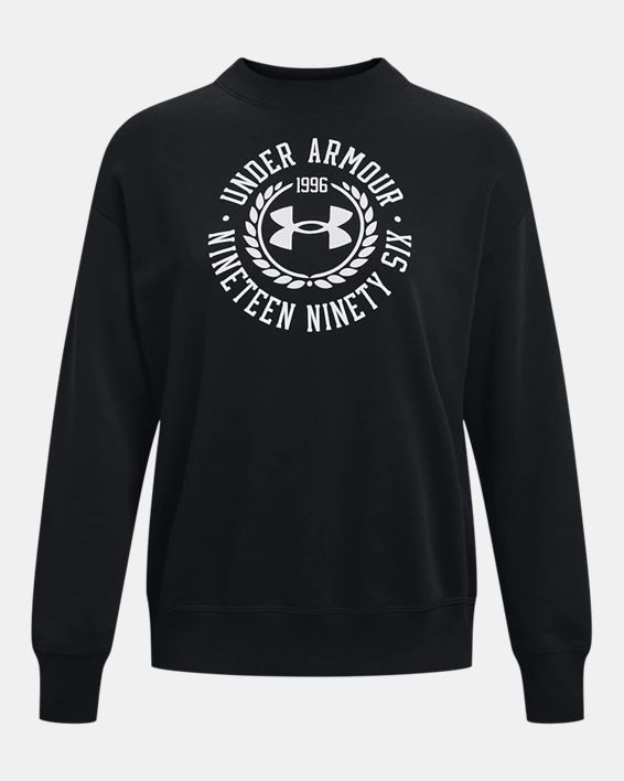 Women's UA Rival Fleece Crest Graphic Crew | Under Armour (US)