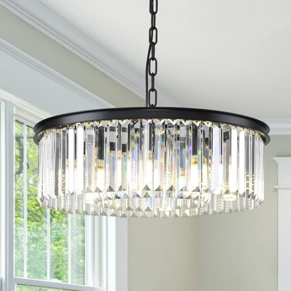 Geboe Crystal Dimmable Drum Chandelier | Wayfair North America