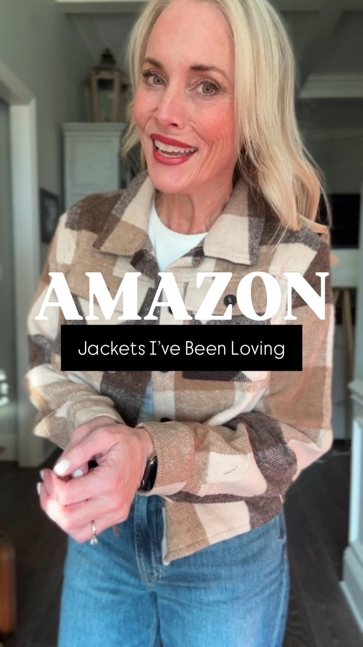 Layer up in style this season with these Amazon finds I’ve been loving lately! 

Cropped jackets are so flattering on all different body types and heights, and I’m obsessed with this plaid flannel shirt jacket and lightweight beige shacket—they’re perfect as a third layer or worn on their own.

And let’s talk about this green crewneck sweater! 🙌 It’s longer in the back, making it ideal for leggings or jeans, and it’s so easy to dress up or layer for extra versatility. All three of these come in multiple color options, so you’re sure to find one (or two!) that’s perfect for your wardrobe.

Don’t miss these deals—shop now and snag these fabulous pieces for your collection!

@zeagoo.official #Zeagoo #ZeagooBFCM #Zeagoosupersale #BlackFriday #CyberMonday #AmazonFinds #MidlifeStyle #AmazonFashion 

#LTKSeasonal #LTKCyberWeek #LTKSaleAlert