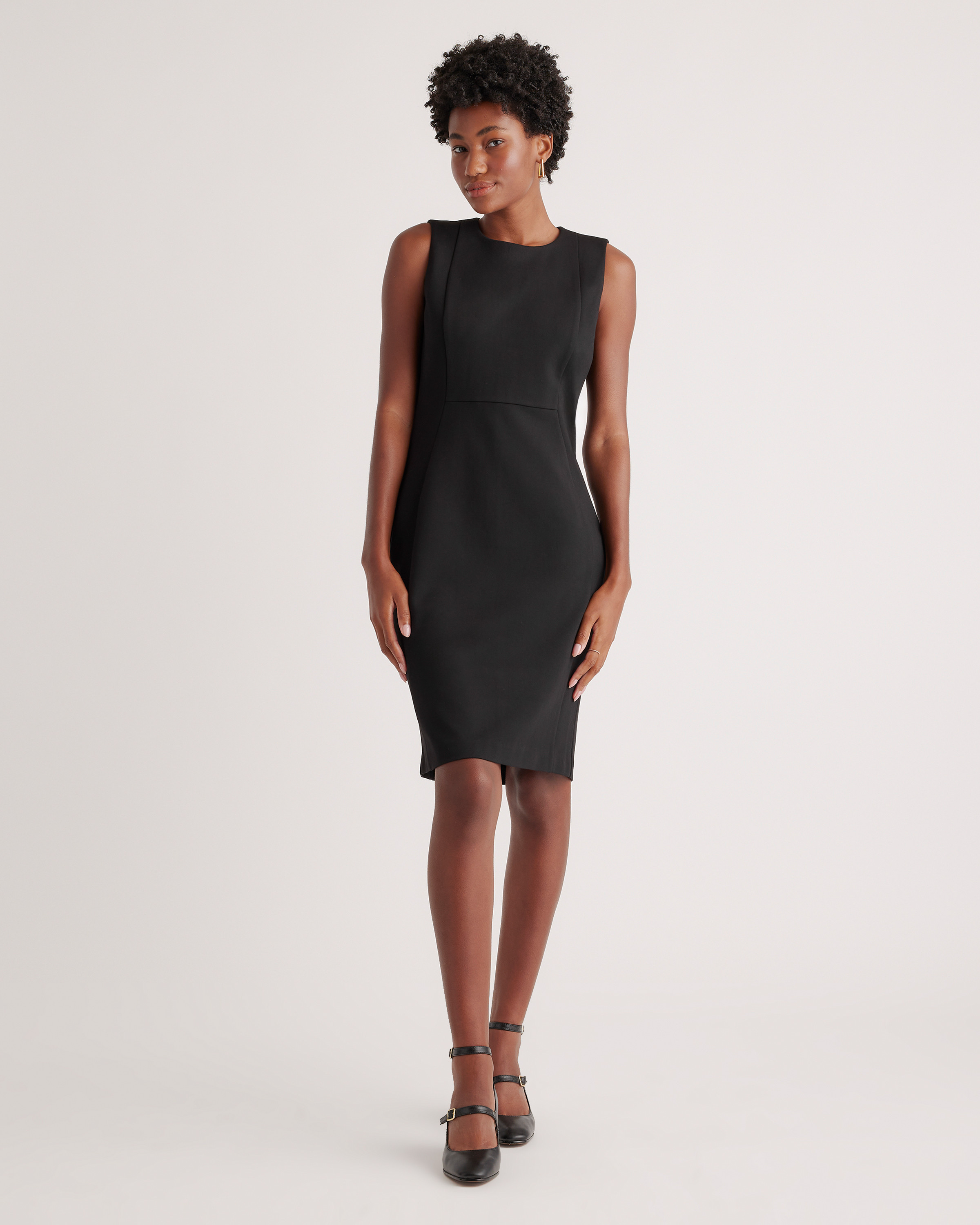 Ultra-Stretch Ponte Sleeveless Dress | Quince