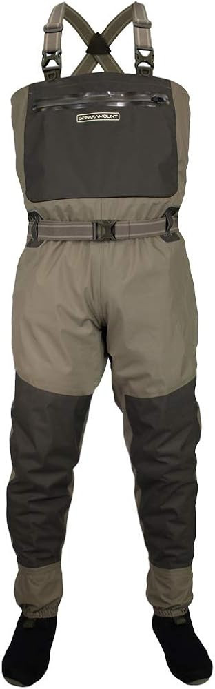 Paramount Outdoors Deep Eddy Breathable Stockingfoot Fly Fishing Chest Wader Regular and Stout Si... | Amazon (US)
