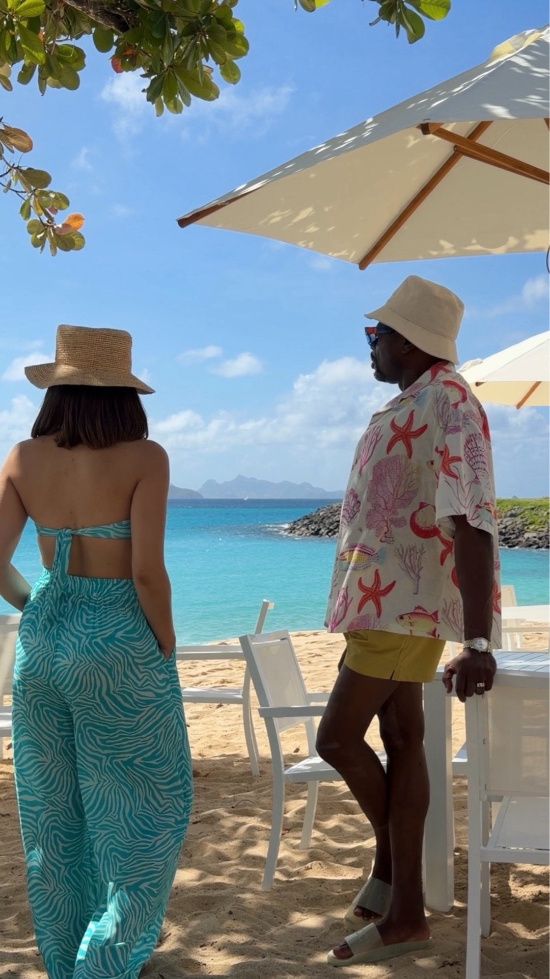 Paradise mode, activated 🌴💦
Obsessed with this Vince Camuto Beach 2 Ocean swimsuit—sparkly turquoise, flattering fit, and perfect from sand to sea. Worn in Saint Vincent and the Grenadines, where the water is unreal and the vibes are even better.
✨ vacation swimsuit
✨ beachwear finds
✨ Caribbean style
✨ resort swimwear

#LTKOver40 #LTKSeasonal #LTKHoliday