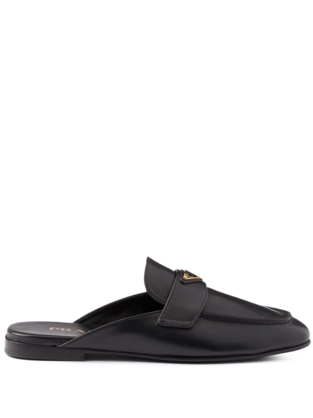 Prada leather mules - Black | Farfetch Global