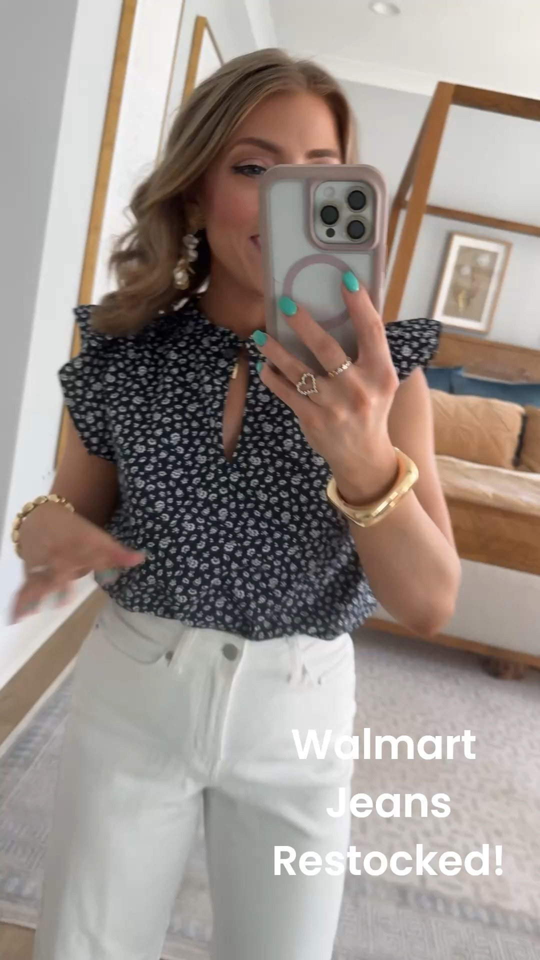 RESTOCK ALERT 🚨 these viral Walmart white jeans are BACK and I’m telling you now… they will sell out AGAIN 🤍👏🏼

If you missed them last time, this is your sign!! These are hands down some of the BEST white denim I’ve found — flattering, comfortable, and most importantly… NOT see through 🙌🏼✨

The fit is so good (high rise + wide leg = chef’s kiss 👌🏼) and they pair with everything from easy basics to dressier tops. I styled them two ways here for that effortless everyday look 🤍

✔️ non see-through white denim
✔️ flattering high-rise fit
✔️ easy wide leg style
✔️ everyday mom-friendly outfits

Run don’t walk on these!! Linking before they’re gone again 🏃🏼‍♀️💨

#walmartfashion #walmartstyle #walmartfinds #walmartdenim #whitejeans #affordablefashion #everydayoutfits #momstyle #casualoutfits #springstyle #summerstyle #outfitinspo #budgetfriendlyfashion

#LTKPetite #LTKootd