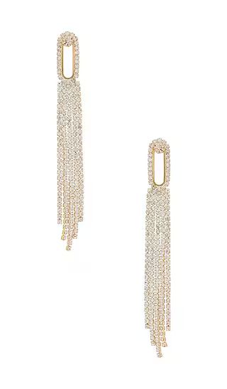 x REVOLVE Follow The Crystal Earrings in Gold | Revolve Clothing (Global)