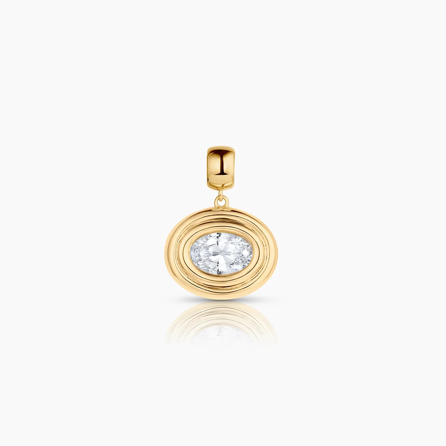 Starlet Oval Cubic Zirconia Bail | Thatch
