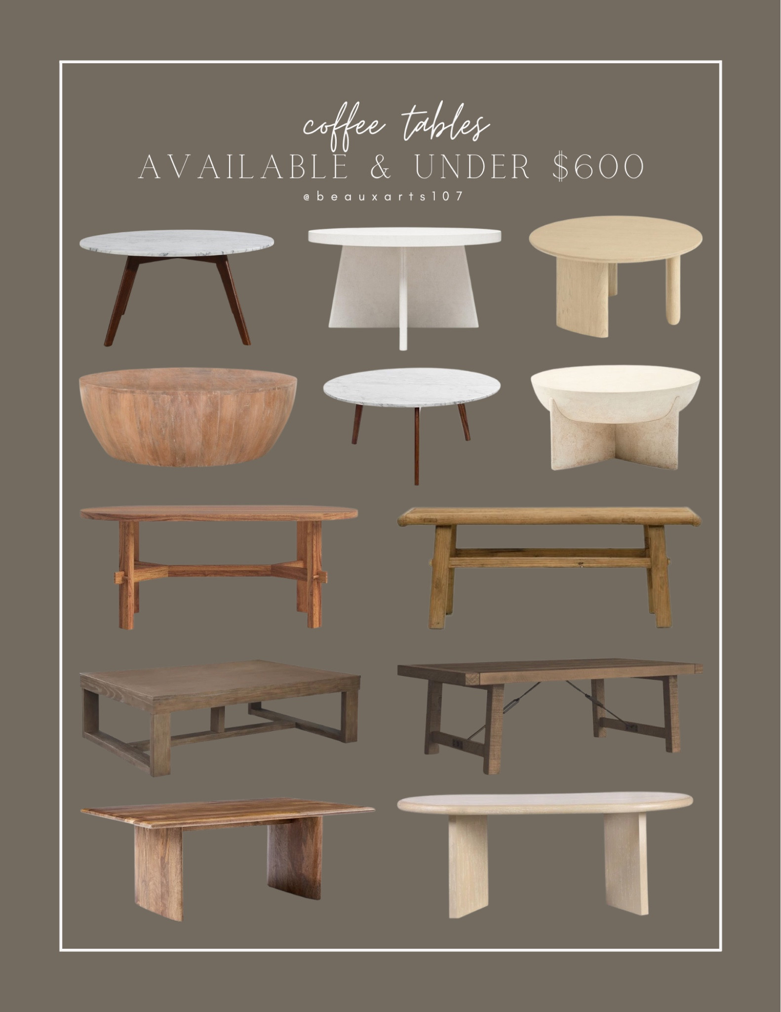 Beautiful coffee tables under $600!

#LTKsalealert #LTKhome