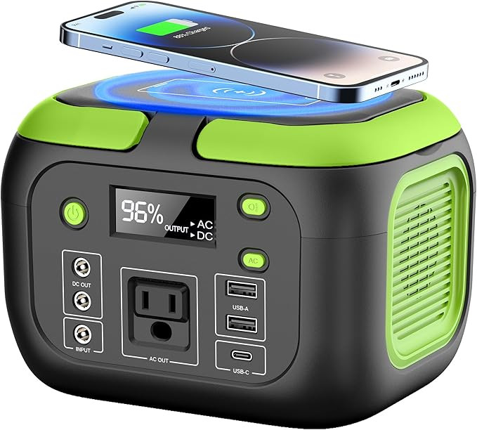 SinKeu 200W Portable Power Station, 42000mAh Solar Generator with 110V AC Outlet, DC, USB C, USB ... | Amazon (US)
