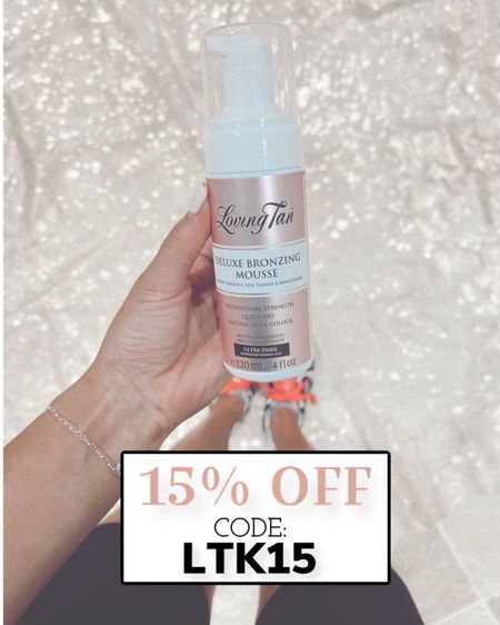 15% OFF my self tanner! I love the shade “ultra dark.” Does not end up orange & only has a 2 hour processing time)

#LTKbeauty #LTKunder50 #LTKsalealert