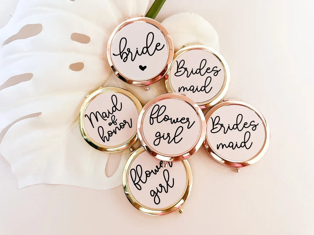 Compact Mirror for Bridesmaid Proposal and Bachelorette Party - Etsy | Etsy (US)