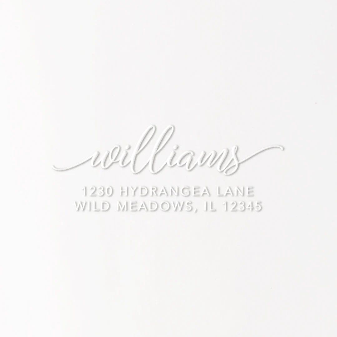 Custom Address Embossing Seal Return Address Embossing Stamp - Etsy | Etsy (US)