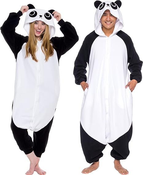 Funziez! Adult Onesie Halloween Costume - Animal and Sea Creature - Plush One Piece Cosplay Suit ... | Amazon (US)