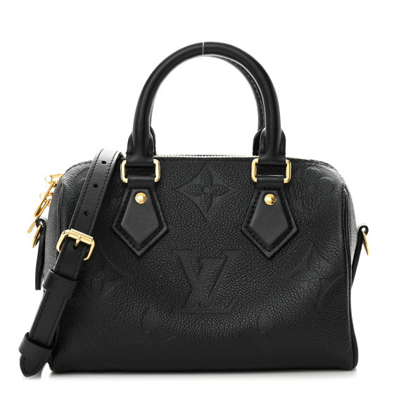 Empreinte Monogram Giant Speedy Bandouliere 20 Black | FASHIONPHILE (US)