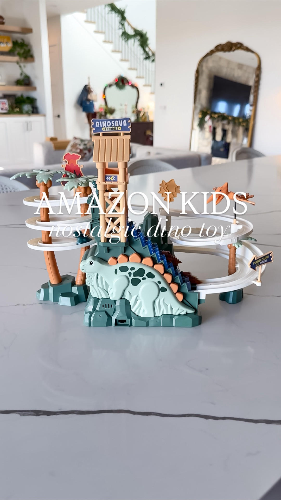 Our kids play with this dinosaur track toy from Amazon for hours! It's so nostalgic and reminds us of the penguin one from the 90's!! 🦖🦕💕

#asmr #thesistershoppers #amazonhome #amazontoys #giftidea

#LTKGiftGuide #LTKKids