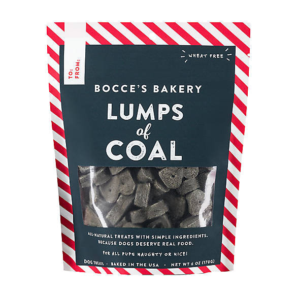 Bocce's Bakery Lumps of Coal Dog Treats - Peanut Butter & Molasses | PetSmart