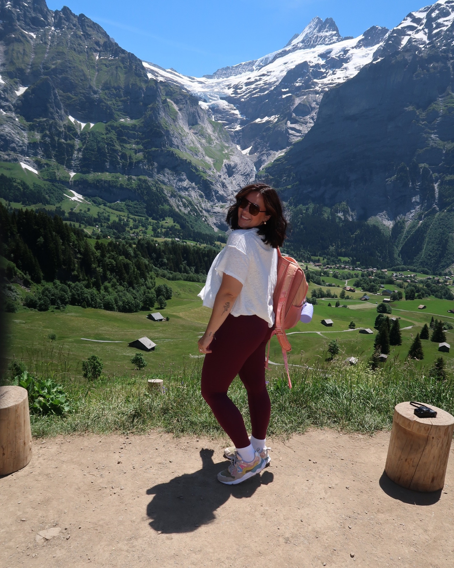 Comfy casual summer hike outfit in Switzerland! Size L leggings, M top

#LTKMidsize #LTKootd #LTKSeasonal