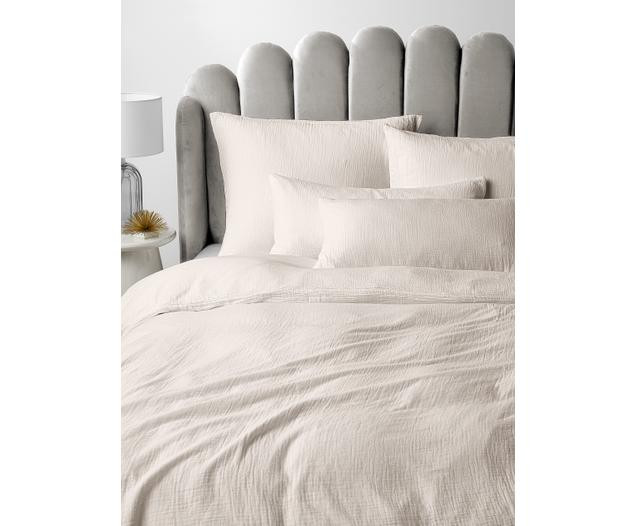 Musselin-Bettdeckenbezug Odile in Beige | WestwingNow EU