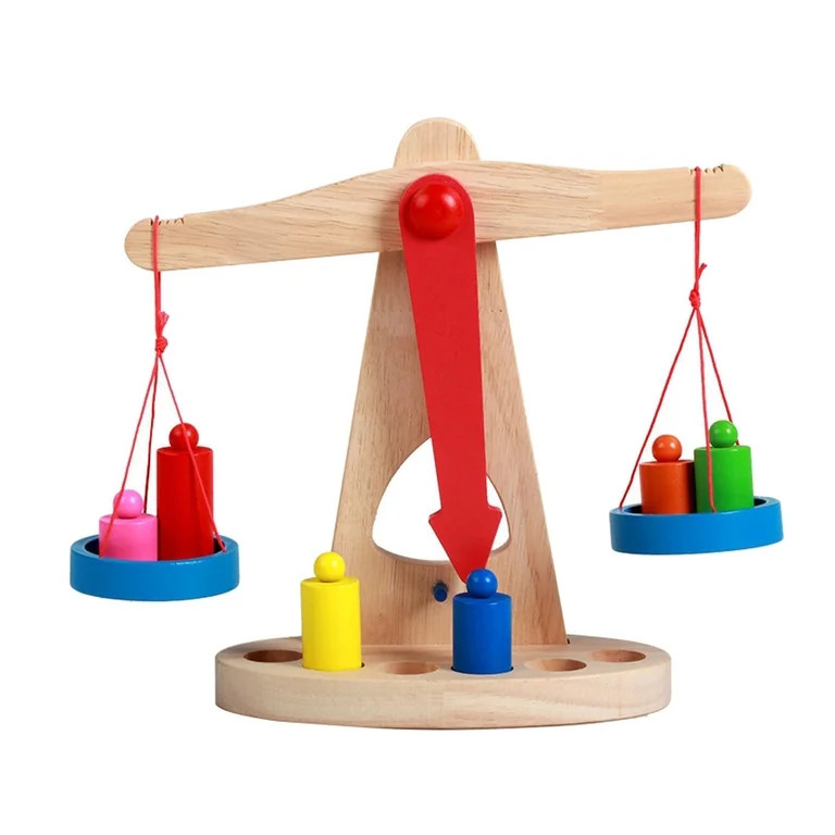 Montessori Wooden Scale Educational Toys for Kids Math Addition And Subtraction Teaching Tools Ga... | Walmart (US)
