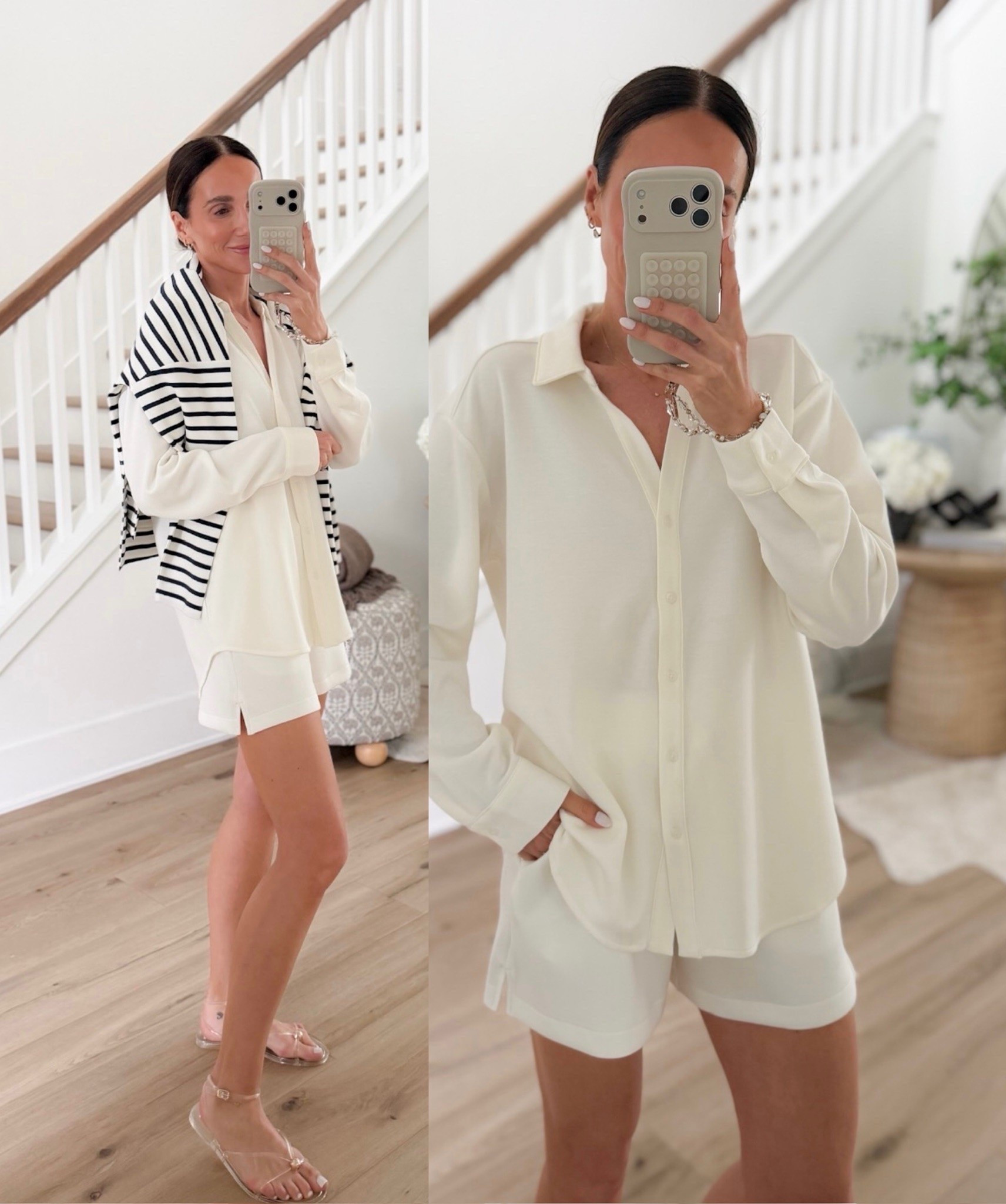 This set feels so expensive and polished while secretly being as comfortable as loungewear 🤍 The flowy fit, crisp white color, and easy layering pieces make it one of those outfits you can wear on repeat all season long.

matching set, vacation outfit, resort wear, neutral outfit, elevated basics, chic casual style, capsule wardrobe, summer outfit ideas, monochromatic look, effortless style, annabrstyle

#LTKootd #LTKSeasonal #LTKOver40