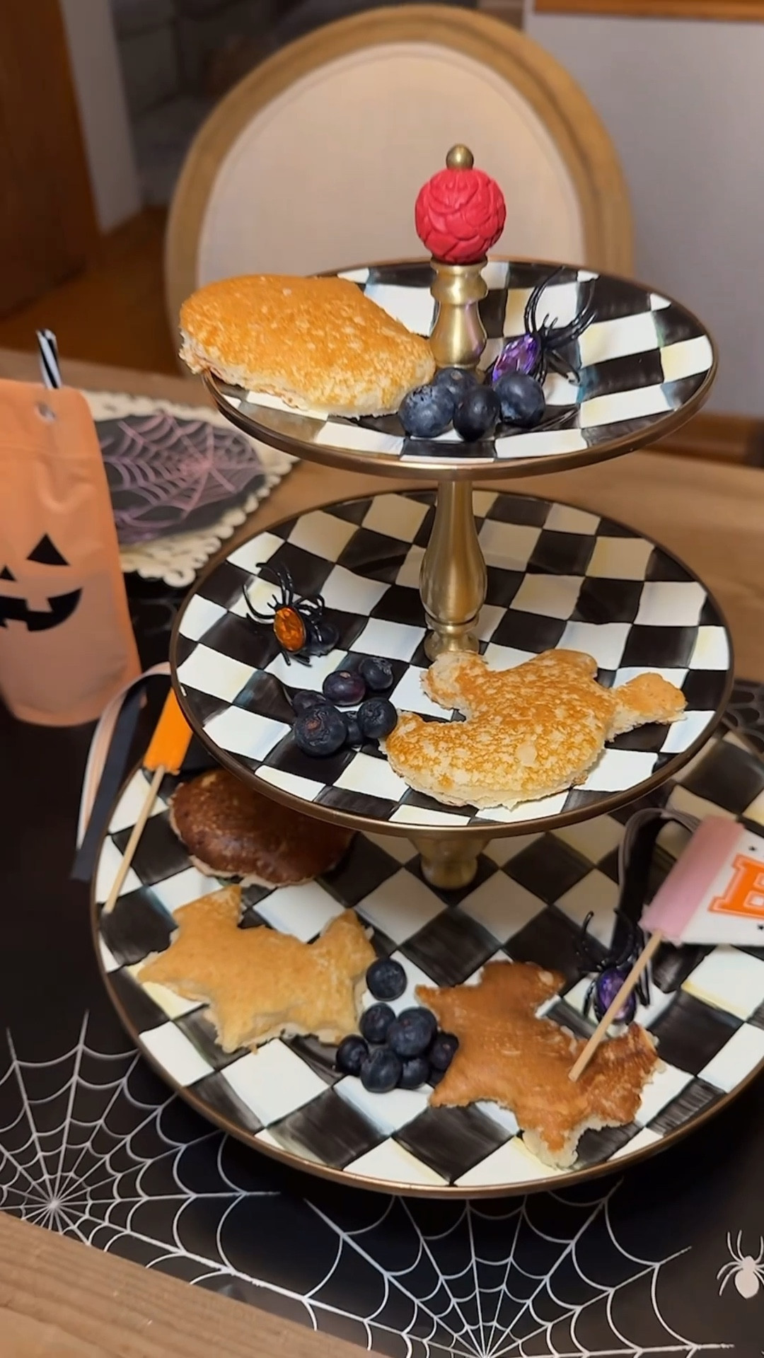 Mackenzie Childs 3 Tiered Stand Kids Breakfast Halloween Fall Home 

#LTKHalloween #LTKHoliday #LTKHome