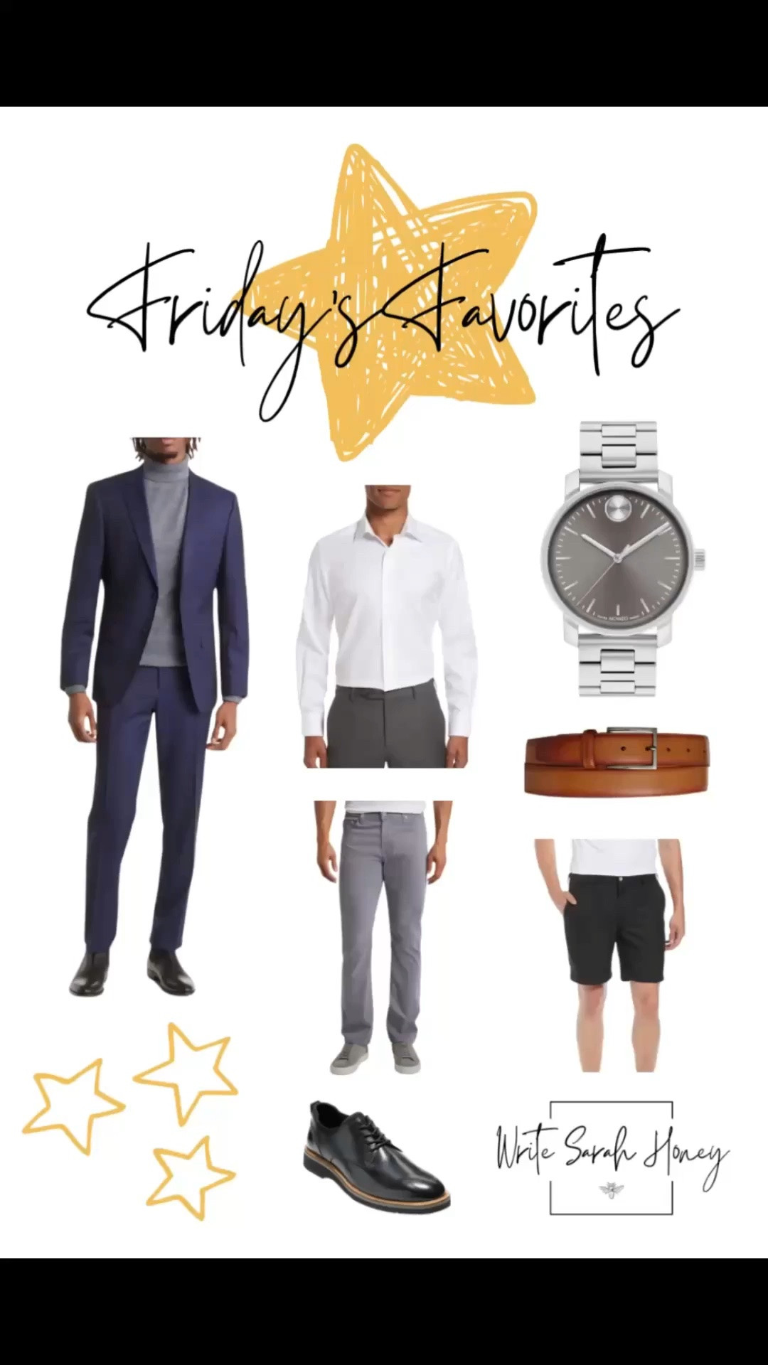 Shop Your Friday Favorites Today! 🛍️✨ Click to discover and shop our handpicked selections for the perfect weekend vibe. Don't miss out FOLLOW WRITE SARAH HONEY! 

#FridayFavorites #ShopToday #WeekendReady #PinterestPicks #DiscoverNow #ShoppingDelight #StyleGoals #CuratedFinds #ShopAndSave #WeekendEssentials

#LTKMens #LTKSaleAlert