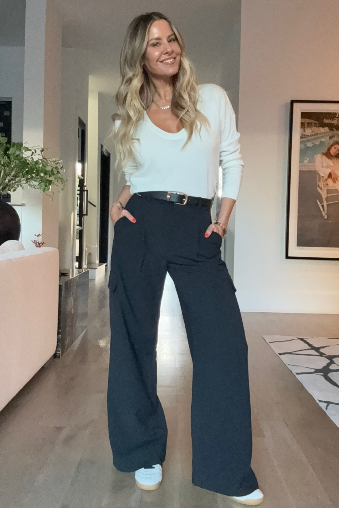 #AbercrombiePartner Wearing a 26 long in the pants & medium in the sweater! Easy, casual, comfortable look. @abercrombie is currently 25% off sitewide (for myAbercrombie members - it’s free to sign up) + code “BFCMAF” stacks for an additional 15% off! 

#LTKSeasonal #LTKHoliday #LTKCyberWeek