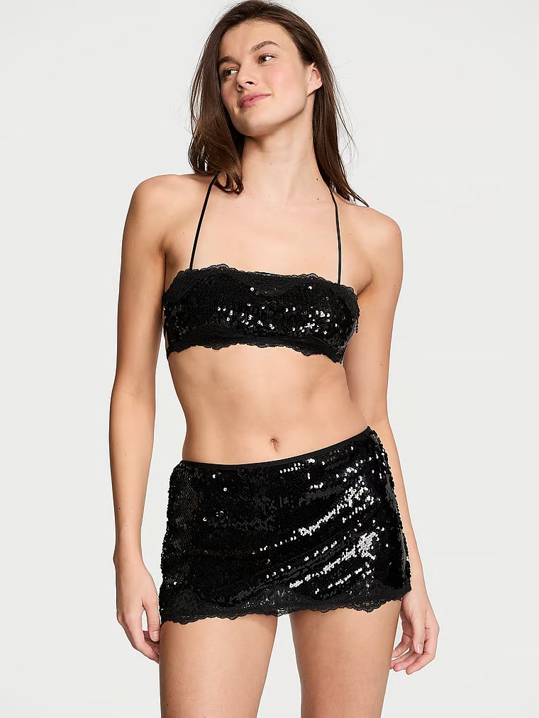 Buy Sequin Bralette & Mini Skirt Set - Order Cami Sets online 1124493600 - Victoria's Secret US | Victoria's Secret (US / CA )