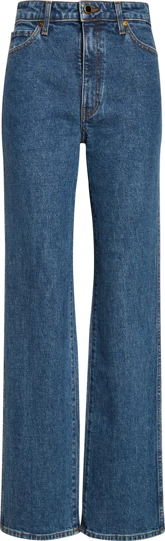 Khaite Danielle High Waist Straight Leg Jeans | Nordstrom | Nordstrom