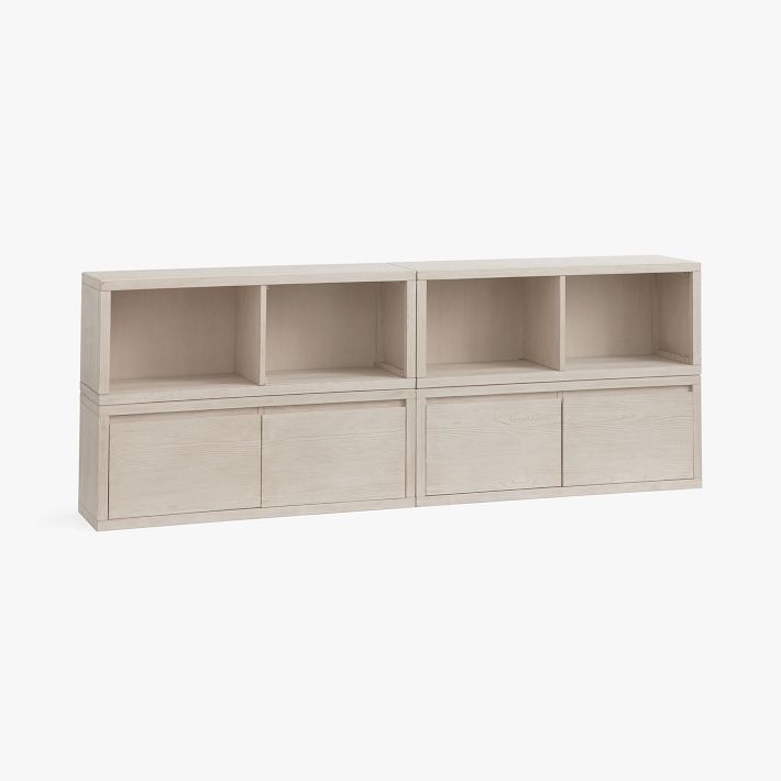 Costa Low Double Bookcase Set | Pottery Barn Teen