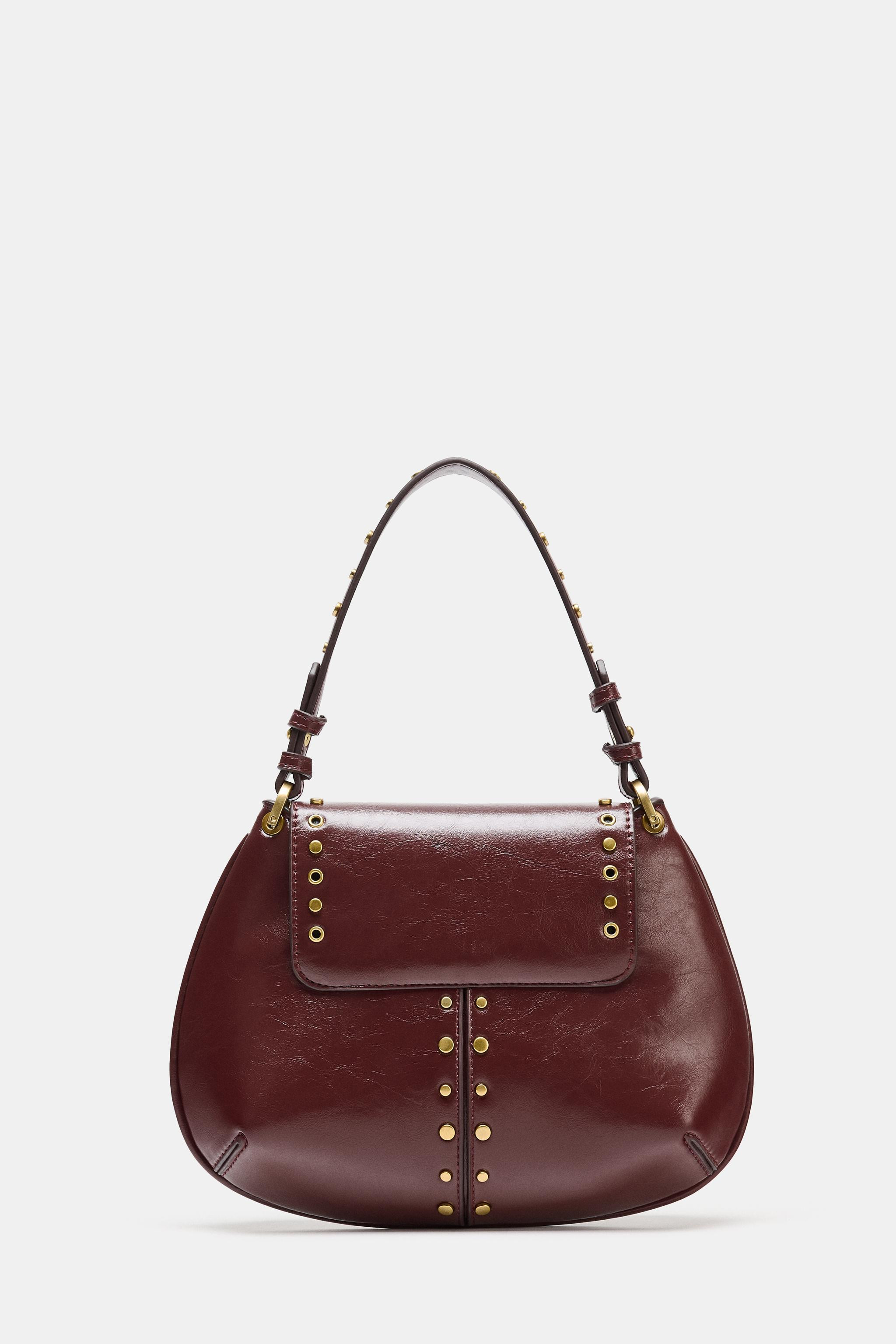 STUDDED SHOULDER BAG | Zara US