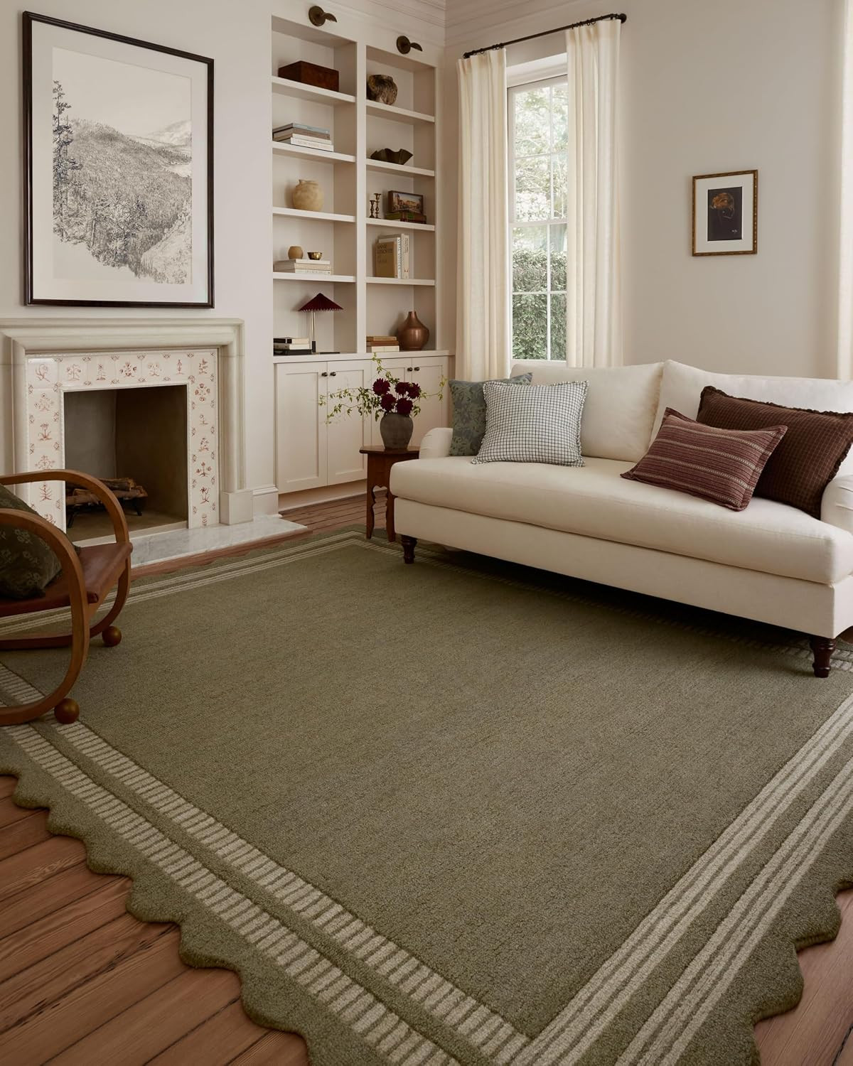 Loloi Chris Loves Julia Scottie Olive/Pebble 2'-6" x 9'-9" Runner Rug | Amazon (US)