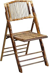 Flash Furniture 4 Pack American Champion Bamboo Folding Chair | Amazon (US)