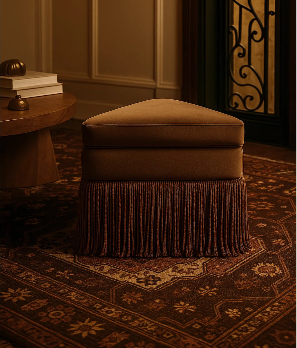 Keyia Velvet Ottoman / Stool | Wayfair North America